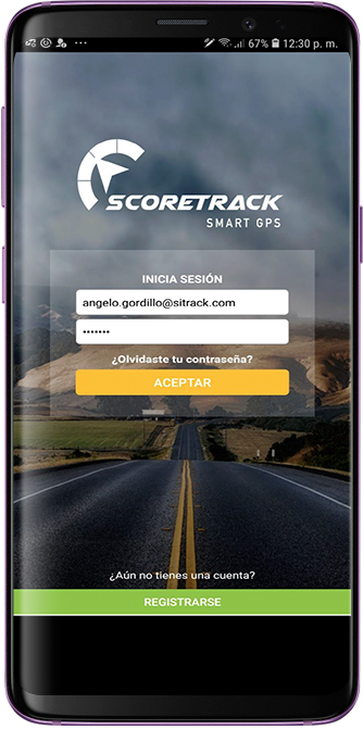 Scoretrack app